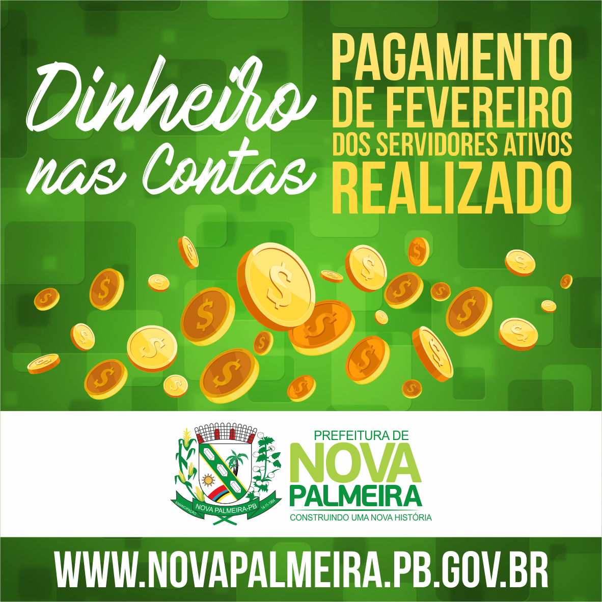 Prefeitura De Nova Palmeira Realiza Pagamento Dos Servidores Referente