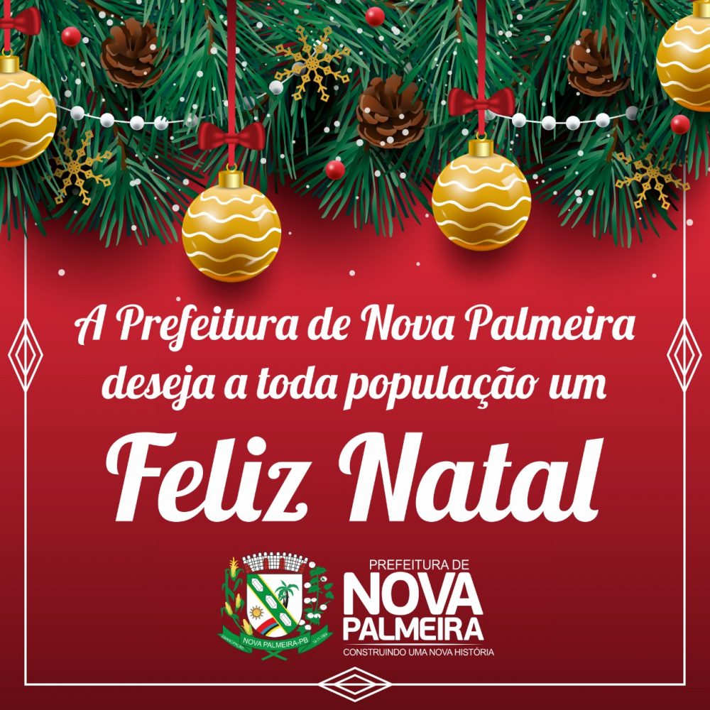Feliz Natal! - Prefeitura Municipal de Nova Palmeira